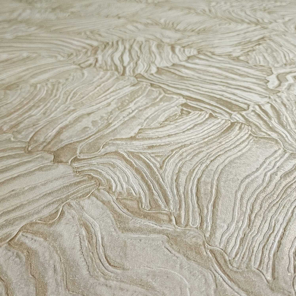 M25019 Yellow beige gold metallic glitter textured shell tile faux pla ...