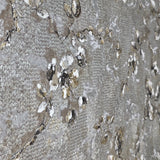 Z10901 Gray taupe bronze gold fish scale plaster textured floral branches Wallpaper 3D