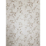Z10903 Pearl Beige brown gold fish scale plaster textured floral branches Wallpaper 3D
