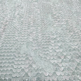 Z10908 Grayish green-gray rose gold distressed fish scale plaster textured Wallpaper 3D