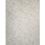 Z10909 Grayish pearl distressed fish scale plaster textured floral branches Wallpaper