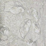 Z10909 Grayish pearl distressed fish scale plaster textured floral branches Wallpaper