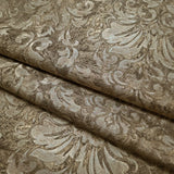 Z10915 Embossed brown bronze metallic plaster textured Victorian damask Wallpaper rolls
