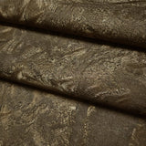 Z10916 Brown bronze metallic faux distressed plaster textured contemporary Wallpaper 3D
