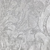 Z10917 Embossed grayish off white cream plaster textured Victorian damask Wallpaper 3D
