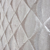 Z10932 Pale rose Tan beige silver glitter faux fabric diamonds textured Wallpaper rolls
