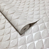 Z10932 Pale rose Tan beige silver glitter faux fabric diamonds textured Wallpaper rolls
