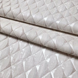 Z10932 Pale rose Tan beige silver glitter faux fabric diamonds textured Wallpaper rolls
