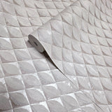 Z10932 Pale rose Tan beige silver glitter faux fabric diamonds textured Wallpaper rolls
