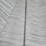 Z10948 Silver metallic faux fabric textured Wallpaper embossed modern wallcovering roll
