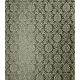 Z10949 Dark gray bronze gold metallic Victorian damask faux fabric textured Wallpaper
