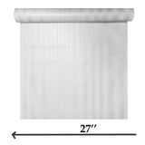 Z12802 Satin ivory off white vertical lines faux fabric textured modern Wallpaper rolls
