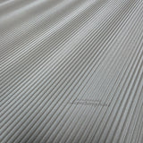 Z12806 Embossed Satin Taupe cream vertical lines faux fabric textured modern Wallpaper