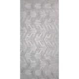 Z12807 Tannish taupe gray faux fabric urus trellis line textured Geometric Wallpaper 3D