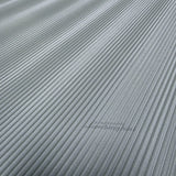 Z12810 Satin gray silver metallic vertical lines faux fabric textured modern Wallpaper