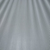 Z12810 Satin gray silver metallic vertical lines faux fabric textured modern Wallpaper