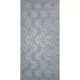 Z12811 Gray slate platinum faux fabric trellis line textured shapes Geometric Wallpaper
