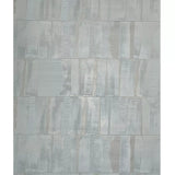 Z12817 Faux patchwork plaster textured light gray brass metallic contemporary Wallpaper