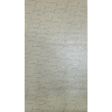 Z12838 Wicker bamboo taupe brass Metallic elongated hexagon trellis textured Wallpaper