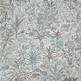 Z15505 Embossed botanical green tan off white Textured floral branches wallpaper rolls