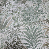 Z15505 Embossed botanical green tan off white Textured floral branches wallpaper rolls