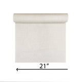 Z15508 Off white ivory cream faux woven thread sackcloth fabric textured Wallpaper roll