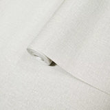 Z15508 Off white ivory cream faux woven thread sackcloth fabric textured Wallpaper roll