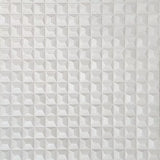 Z15514 Beige pearl cream metallic 3-D illusion dimensional square textured Wallpaper 3D