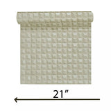 Z15516 Yellow gold metallic illusion dimensional square textured geometric Wallpaper 3D