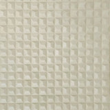 Z15516 Yellow gold metallic illusion dimensional square textured geometric Wallpaper 3D