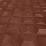  Z15518 Amber ginger red metallic illusion dimensional square textured geo Wallpaper 3D
