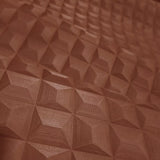  Z15518 Amber ginger red metallic illusion dimensional square textured geo Wallpaper 3D
