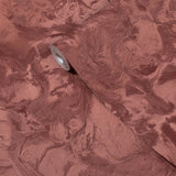 Z15519 Shimmer Amber ginger red metallic faux silk fabric textured modern Wallpaper 3D
