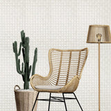 Z15520 Geo White illusion dimensional square textured geometric modern Wallpaper rolls