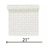 Z15520 Geo White illusion dimensional square textured geometric modern Wallpaper rolls