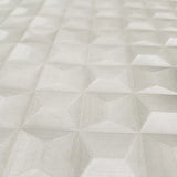 Z15520 Geo White illusion dimensional square textured geometric modern Wallpaper rolls