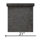 Z15525 Shimmer charcoal dark gray taupe black faux silk fabric textured Wallpaper rolls