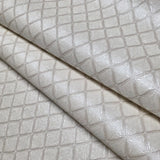 Z15538 Embossed beige cream brass faux fabric textured diamonds contemporary Wallpaper
