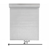 Z15549 Light Gray silver metallic faux fabric textured stria lines textures Wallpaper
