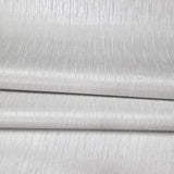 Z15549 Light Gray silver metallic faux fabric textured stria lines textures Wallpaper
