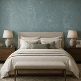 Z16702 Modern Shimmer green blue gold metallic Faux Silk Fabric Textured Wallpaper roll