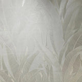 Z16706 Beige tan pearl Shimmer tropical banana leaves Faux Fabric Textured Wallpaper 3D