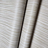 Z18902 Taupe bronze beige metallic Textured plain vertical lines faux fabric Wallpaper
