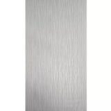 Z18903 Ivory Beige cream pearl Textured plain vertical lines faux fabric Wallpaper roll
