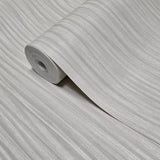 Z18903 Ivory Beige cream pearl Textured plain vertical lines faux fabric Wallpaper roll
