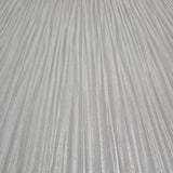 Z18903 Ivory Beige cream pearl Textured plain vertical lines faux fabric Wallpaper roll
