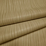 Z18912 Yellow Beige gold metallic Textured plain vertical lines faux fabric Wallpaper
