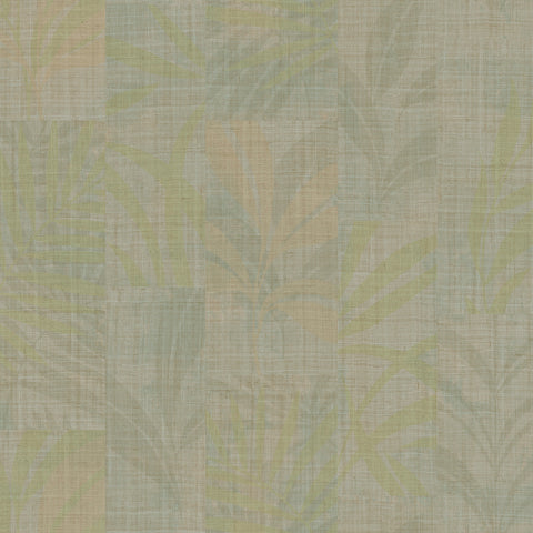 Z18920 Trussardi textured Tropical leaves wallpaper