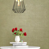 Z18921 Rose Tan faux sisal grass sackcloth distressed fabric textured modern wallpaper