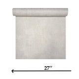 Z18923 Light Gray off white cream faux sisal grass sackcloth fabric textured wallpaper